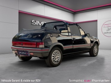 Peugeot 205 cti 1.6 cabriolet collector numÉrotÉ occasion simplicicar pontarlier simplicicar simplicibike france