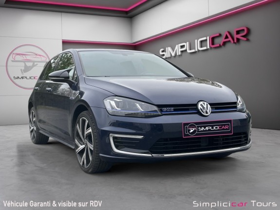Volkswagen golf 1.4 tsi 204 hybride rechargeable dsg6 gte occasion simplicicar tours  simplicicar simplicibike france