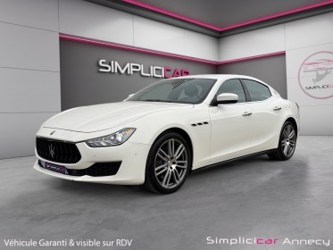 Maserati ghibli 3.0 v6 bi-turbo 350, 1ere main, francaise, entretien full maserati, garantie 12 mois occasion simplicicar...