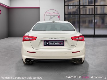 Maserati ghibli 3.0 v6 bi-turbo 350, 1ere main, francaise, entretien full maserati, garantie 12 mois occasion simplicicar...