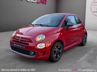 Fiat 500 serie 6 euro 6d 1.2 69 ch s - garantie 12mois - android carplay - clim auto - distribution neuve occasion...