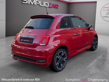 Fiat 500 serie 6 euro 6d 1.2 69 ch s - garantie 12mois - android carplay - clim auto - distribution neuve occasion...