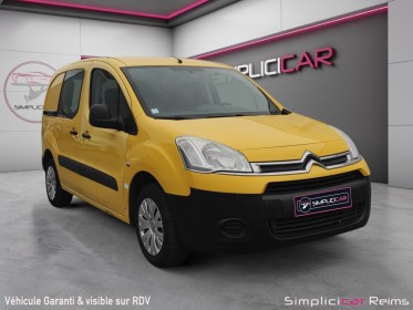 Citroen berlingo fourgon l1 hdi 75 ch 3 places 625 kg confort - garantie 12 mois occasion simplicicar reims simplicicar...