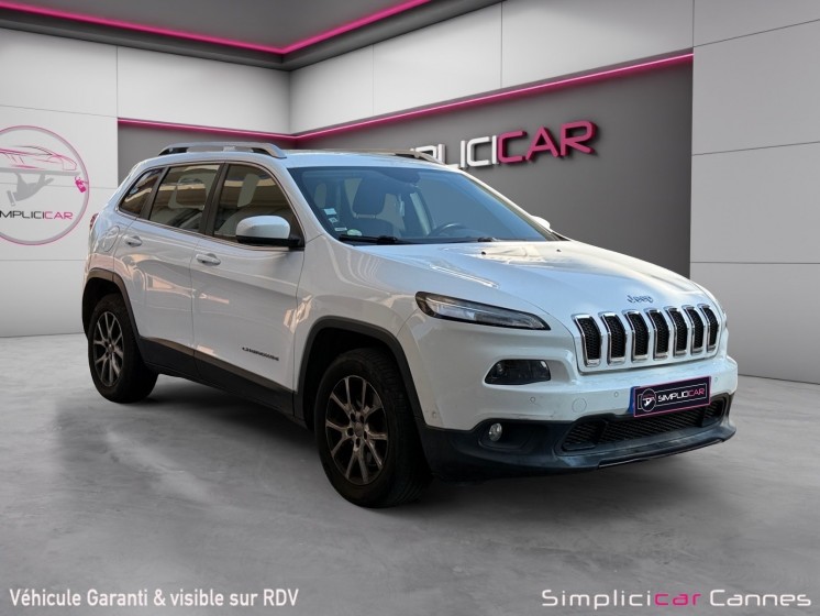 Jeep cherokee 170 4x4 active drive i longitude a 2.0l multijet ii occasion cannes (06) simplicicar simplicibike france