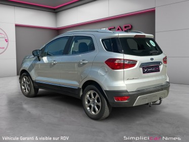 Ford ecosport 1.0 ecoboost 125ch ss bvm6 titanium - radar de recul - carplay - attelage - garantie 12 mois occasion...