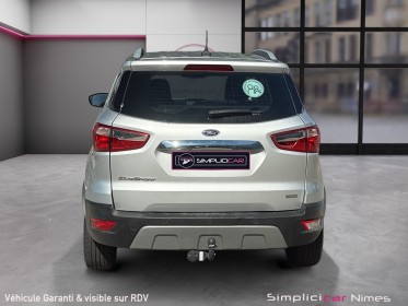 Ford ecosport 1.0 ecoboost 125ch ss bvm6 titanium - radar de recul - carplay - attelage - garantie 12 mois occasion...