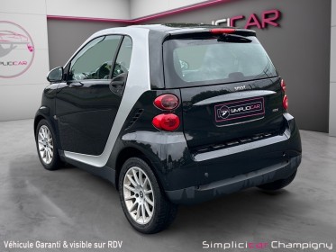 Smart fortwo coupe mhd 71 cv passion - toit panoramique - climatisation - port usb occasion champigny-sur-marne (94)...