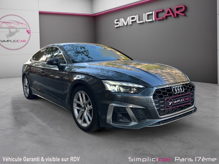 Audi a5 sportback 35 tfsi s line / siéges chauffants / car play / garantie 12 mois occasion paris 17ème (75)(porte maillot)...