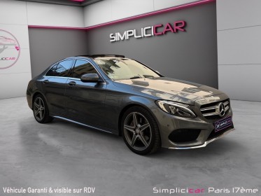 Mercedes classe c 200 d 9g-tronic plus amg line - entretien complet mercedes - t/o - garantie 12 mois occasion paris 17ème...