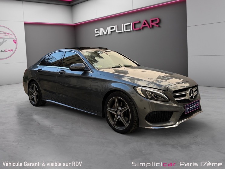 Mercedes classe c 200 d 9g-tronic plus amg line - entretien complet mercedes - t/o - garantie 12 mois occasion paris 17ème...
