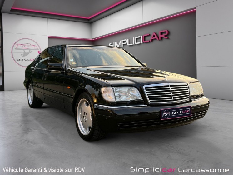 Mercedes classe s  w 140 s600 limousine occasion simplicicar carcassonne simplicicar simplicibike france