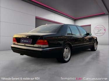 Mercedes classe s  w 140 s600 limousine occasion simplicicar carcassonne simplicicar simplicibike france