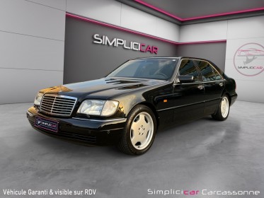 Mercedes classe s  w 140 s600 limousine occasion simplicicar carcassonne simplicicar simplicibike france