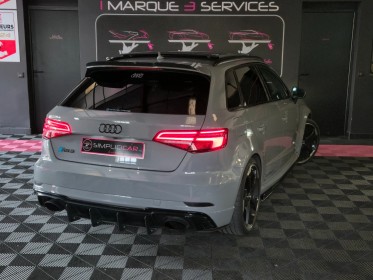 Audi rs3 sportback 2.5 tfsi 400 s tronic 7 quattro - full options - garantie 12 mois - occasion  simplicicar aix les bains...