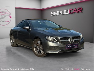 Mercedes classe e coupe 220 d 4matic executive - toit ouvrant - caméra - led d'ambiance - sièges chauffants - garantie...