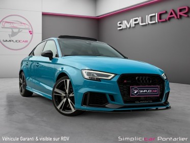 Audi rs3 berline 400ch 2.5 tfsi s-tronic 7 quattro toit ouvrant occasion simplicicar pontarlier simplicicar simplicibike france