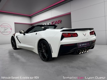 Chevrolet corvette cabriolet c7 6.2 v8 466 ch stingray - garantie 12 mois occasion simplicicar lyon ouest simplicicar...