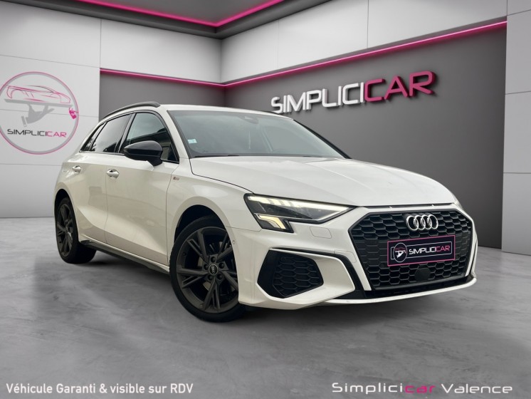 Audi a3 sportback 35 tfsi mild hybrid 150 s tronic 7 s line carplay caméra recul radar av/ar garantie 12 mois occasion...