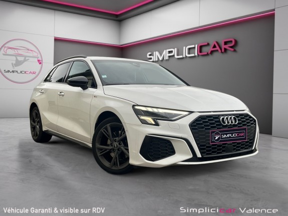 Audi a3 sportback 35 tfsi mild hybrid 150 s tronic 7 s line carplay caméra recul radar av/ar garantie 12 mois occasion...