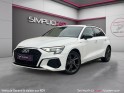Audi a3 sportback 35 tfsi mild hybrid 150 s tronic 7 s line carplay caméra recul radar av/ar garantie 12 mois occasion...
