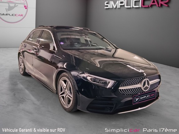 Mercedes classe a 180 7g-dct amg line/1ere main/toit ouvrant/faible kilometrage/12 mois de garantie/etat neuf occasion paris...