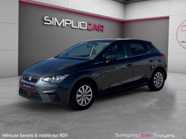 Seat ibiza 1.0 80 ch s/s bvm5 style radar de recul arrière climatisation régulateur garantie 12 mois occasion barberey...