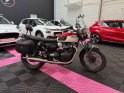 Triumph bonneville t 100 bulle/sacoche/selle confort/crash bar/poignées chauffantes/garantie occasion simplicicar salon de...