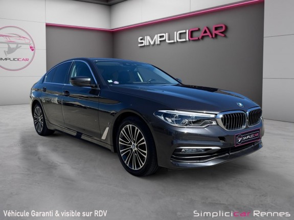 Bmw serie 5 g30 530e iperformance 252 ch bva8 affichage tête haute - camera de recul  360 occasion simplicicar rennes...