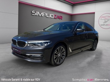Bmw serie 5 g30 530e iperformance 252 ch bva8 affichage tête haute - camera de recul  360 occasion simplicicar rennes...