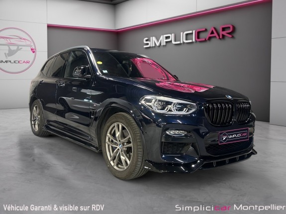 Bmw x3 g01 xdrive30d 265ch bva8 m sport gesture control toit ouvrant sièges électriques chauffants garantie 12 mois...