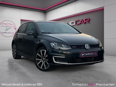 Volkswagen golf 1.4 tsi 204 hybride rechargeable dsg6 gte occasion simplicicar pontarlier simplicicar simplicibike france