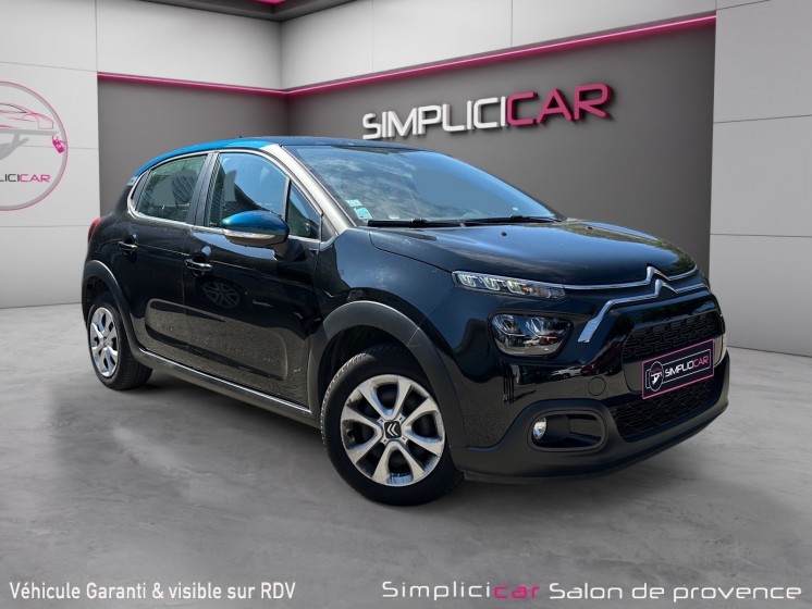 Citroen c3 bluehdi 100 feel / carplay / régulateur / bi-ton / entretiens citroen occasion simplicicar salon de provence...