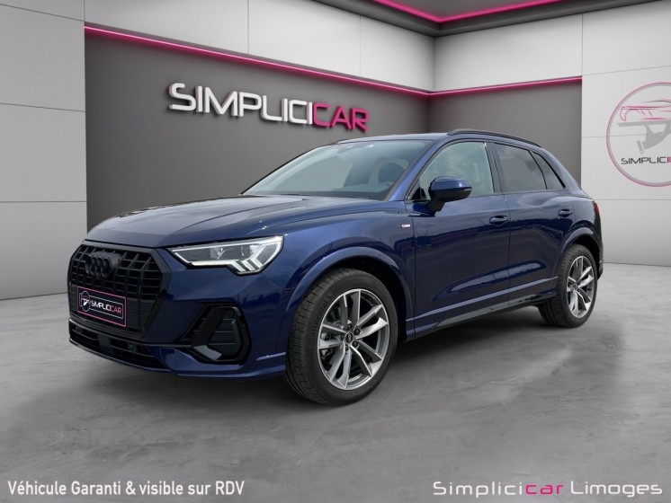 Audi q3 q3 35 tfsi 150 ch s tronic 7 s line black edition garantie constructeur occasion simplicicar limoges  simplicicar...