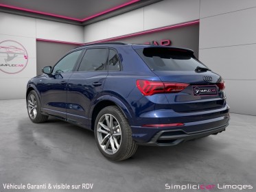 Audi q3 q3 35 tfsi 150 ch s tronic 7 s line black edition garantie constructeur occasion simplicicar limoges  simplicicar...