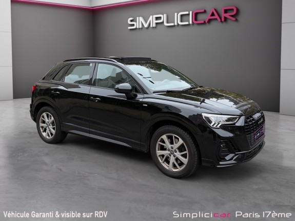 Audi q3 q3 40 tfsi 190 ch s tronic 7 quattro s line - toit ouvrant - car play - garantie 12 mois occasion paris 17ème...