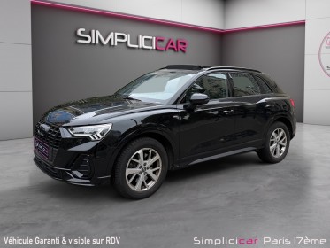 Audi q3 q3 40 tfsi 190 ch s tronic 7 quattro s line - toit ouvrant - car play - garantie 12 mois occasion paris 17ème...