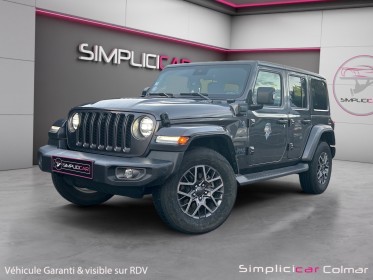 Jeep wrangler my21 unlimited 2.0 l 4xe 380 ch bva8 overland pas de tvs société garantie 12 mois occasion simplicicar colmar...