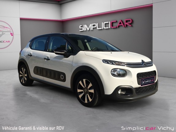 Citroen c3 c3 1.6 l hdi 100 ch ss shine caméra de recul kit distribution ok révisée 1ére main garantie 12 mois occasion...