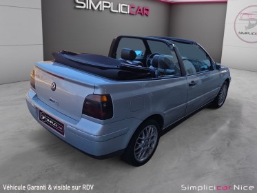 Volkswagen golf cabriolet 1.6i 100cv carat occasion  simplicicar nice - pfvauto simplicicar simplicibike france