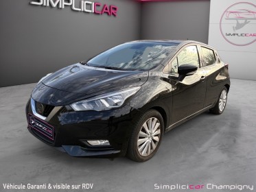 Nissan micra 2017 1.0 - 71 cv visia - 5 portes -25000 kms -climatisation-apple car play- occasion champigny-sur-marne (94)...