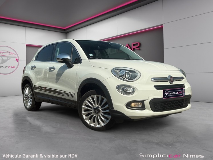 Fiat 500x 1.3 multijet 95 ch lounge - keyless - cuir - régulateur - garantie 12 mois occasion simplicicar nimes - rb auto...