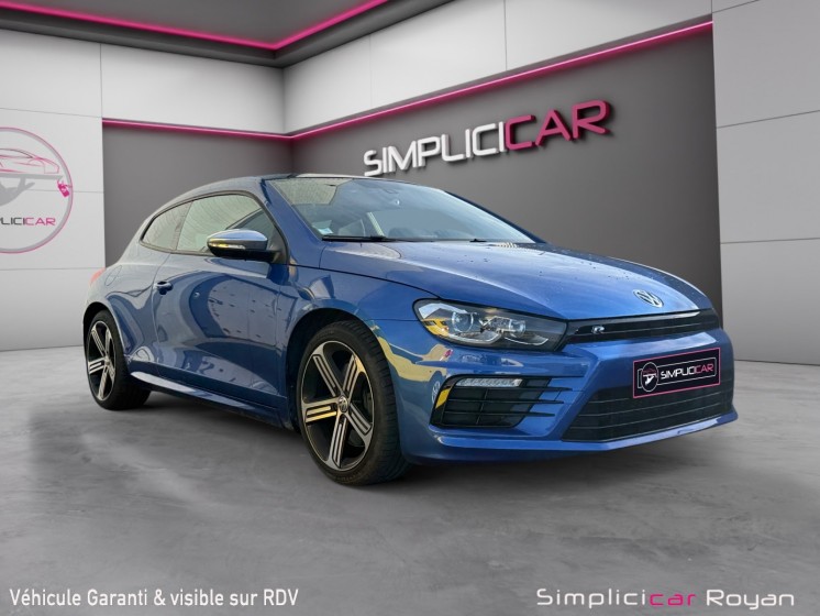 Volkswagen scirocco 2.0 tsi 280 dsg6 r garantie 1 an occasion simplicicar royan simplicicar simplicibike france