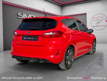 Ford fiesta 1.0 ecoboost 100ch ss bvm6 st-line entretien ford carplay feu led garantie 12 mois occasion simplicicar poitiers...