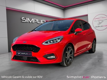 Ford fiesta 1.0 ecoboost 100ch ss bvm6 st-line entretien ford carplay feu led garantie 12 mois occasion simplicicar poitiers...