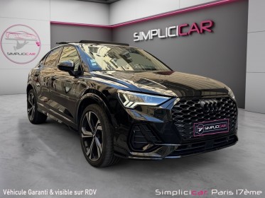 Audi q3 sportback 35 tdi 150 ch s tronic 7 s line /edition one/  toit ouvrant / carplay / entretien audi occasion paris...