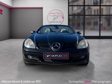 Mercedes slk 200 k a intérieur gris / bluetooth / siège chauffant / chauffe nuque / gps / garantie 12 mois occasion...