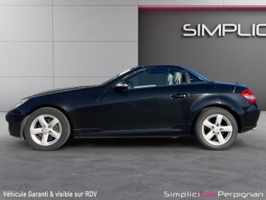 Mercedes slk 200 k a intérieur gris / bluetooth / siège chauffant / chauffe nuque / gps / garantie 12 mois occasion...