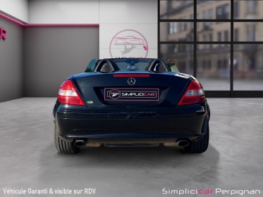 Mercedes slk 200 k a intérieur gris / bluetooth / siège chauffant / chauffe nuque / gps / garantie 12 mois occasion...