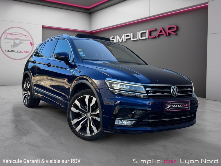 Volkswagen tiguan 2.0 tdi 150 fap bluemotion r-line 4motion dsg7 - carplay -toit ouvrant- attelage - garantie 12 mois...