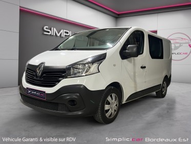 Renault trafic cabine approfondie l1h1 1200 kg dci 95 e6 confort 5places attelage garantie 12 mois occasion simplicicar...